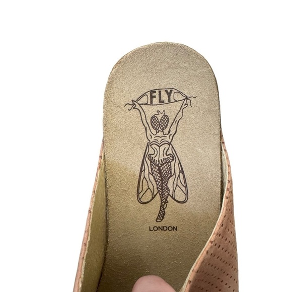Fly London - NWOB Whin 176 Fly Slide Wedge Sandal in Rose Sz 40 - Picture 10 of 10